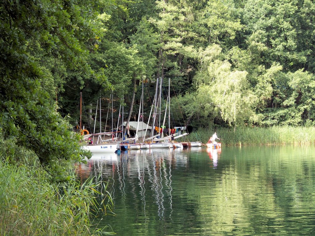 Niesłysz Lake - sailing encampment