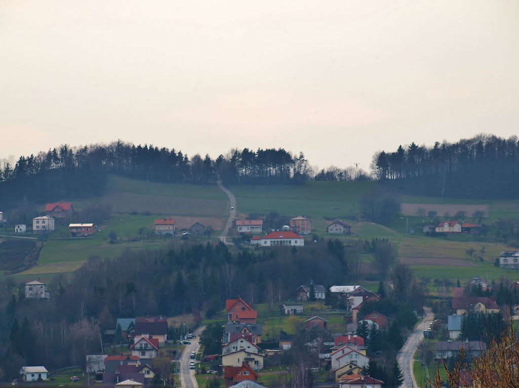 Gorlice - a view from the WW I Military Cemetery no. 91