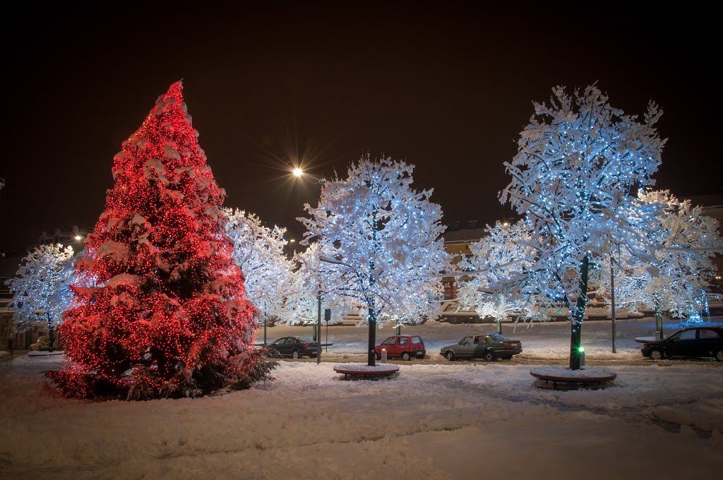świąteczna iluminacja w Gorlicach