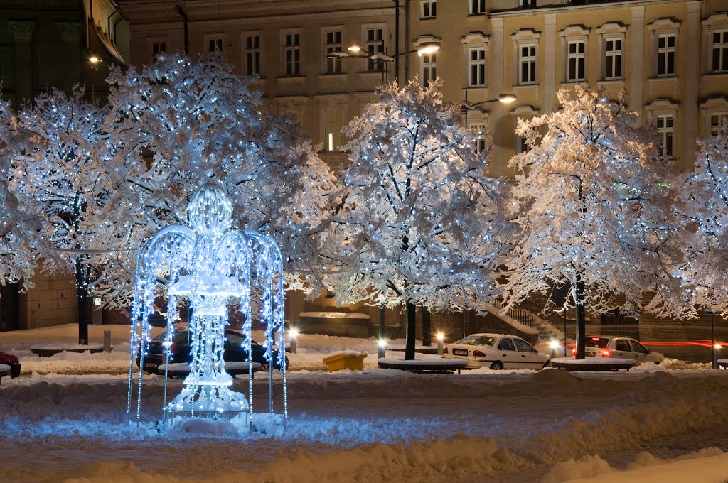 Gorlice nocą