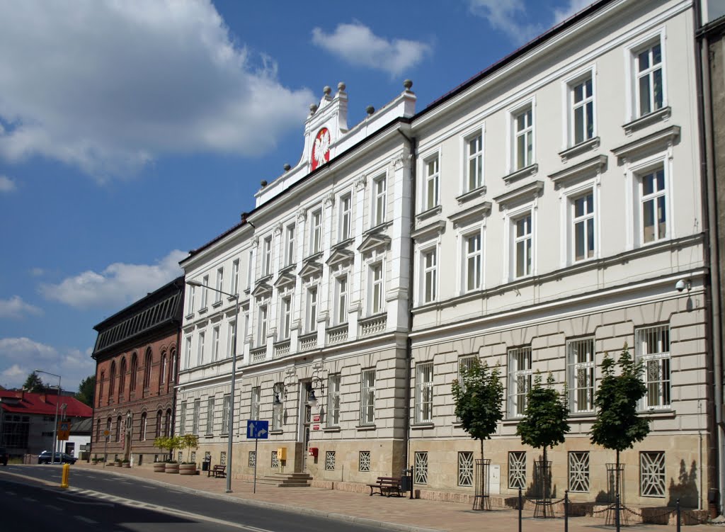 Gorlice. Budynki Sądu i Starostwa Powiatowego