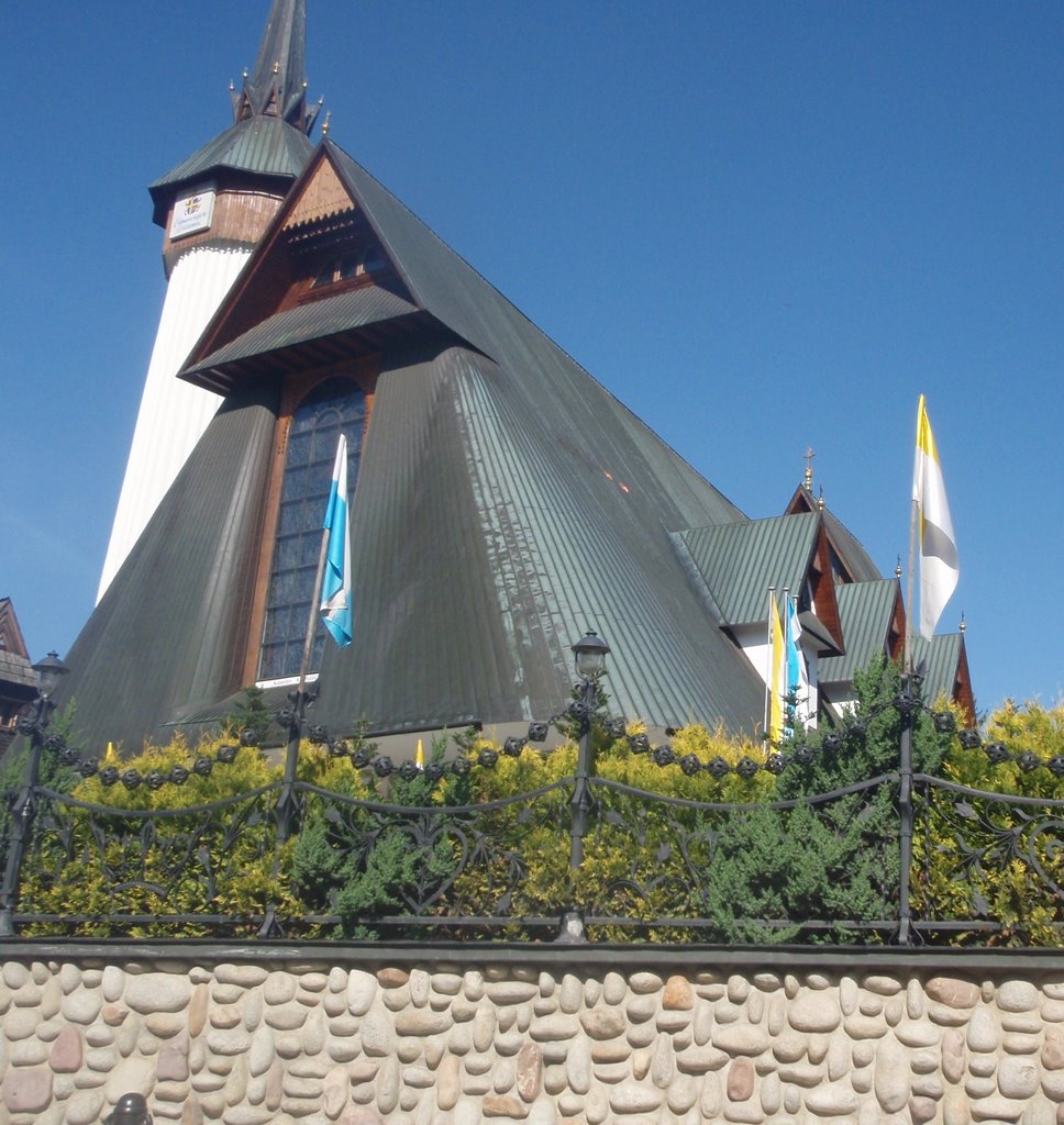 Zakopane - nowy kościół przy ul. Kościeliskiej