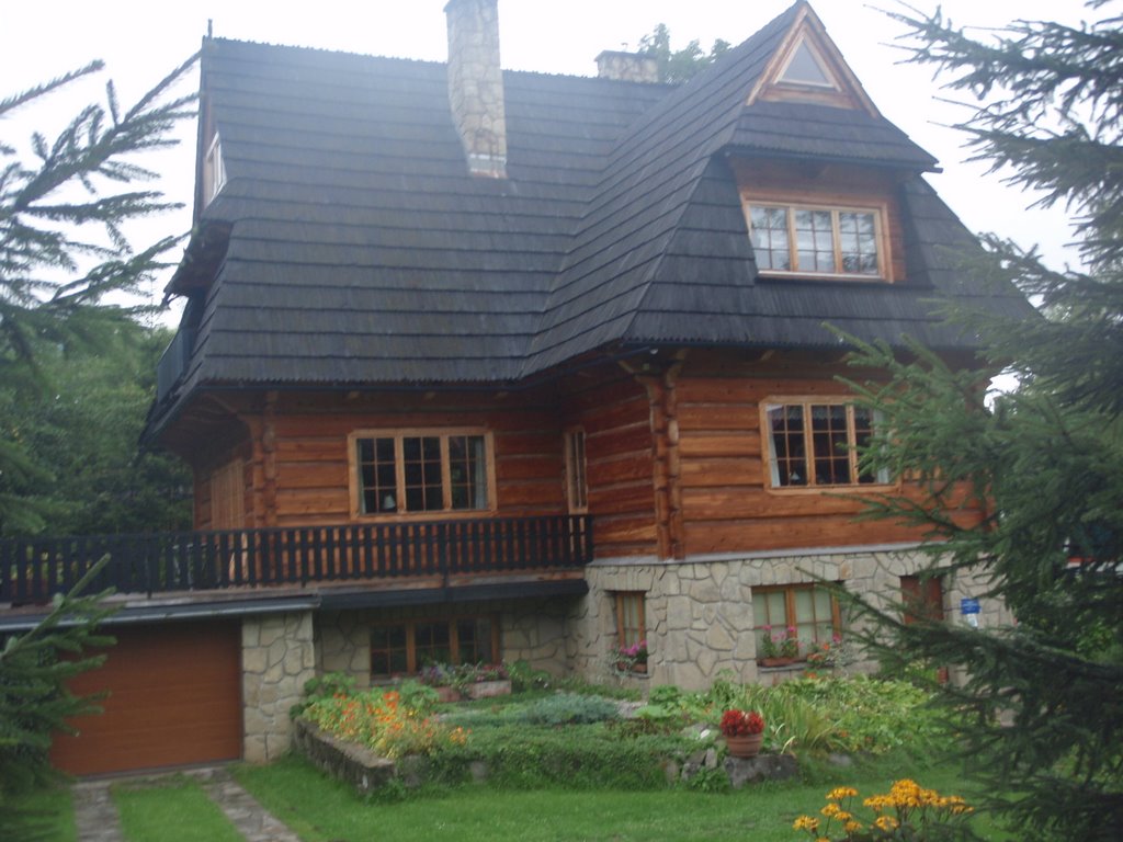 Zakopane - góralska chata przy ul. Kościeliskiej