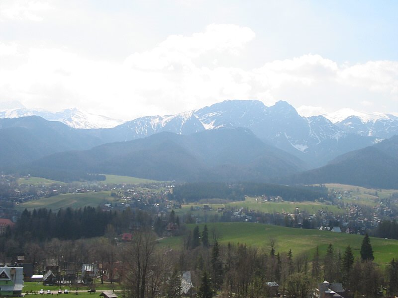 Zakopane - view from Gubalowka Mount