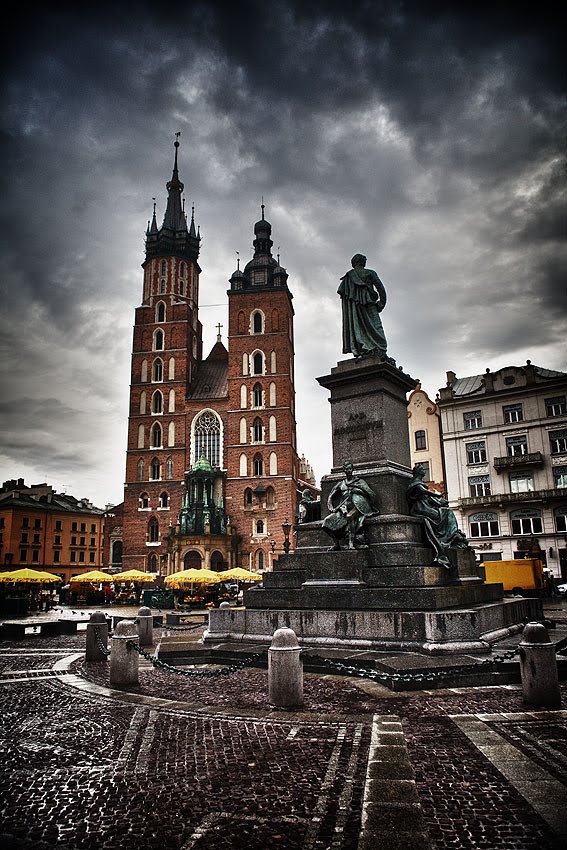 HDR - Rynek w Krakowie; The Main Market Square in Kraków, The Main Square