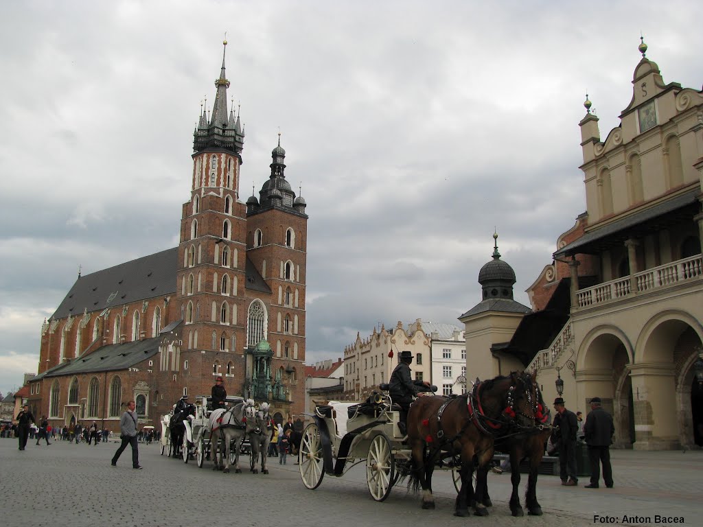 The Main Square, Kraków / Rynek Główny w Krakowie / Krakkó főtere / Piaţa principală din Cracovia (Foto: Anton Bacea)