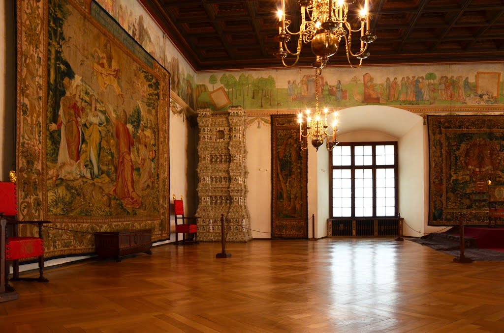 Sala Poselska, zw. także Pod Głowami Zamku Królewskiego na Wawelu. Miejsce obrad sejmu i przyjmowania poselstw (UNESCO)