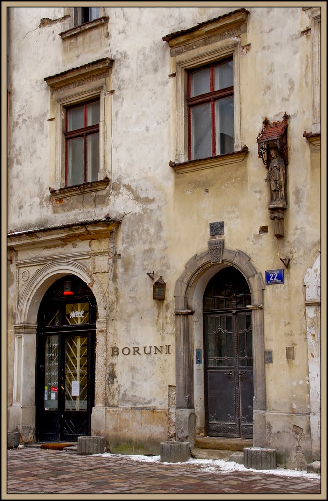 Kraków - Chrystusowy dom / The house with Christ- malby