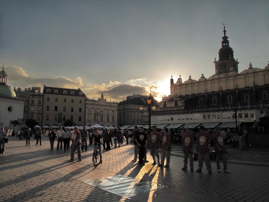 Kraków - rynek - sunset