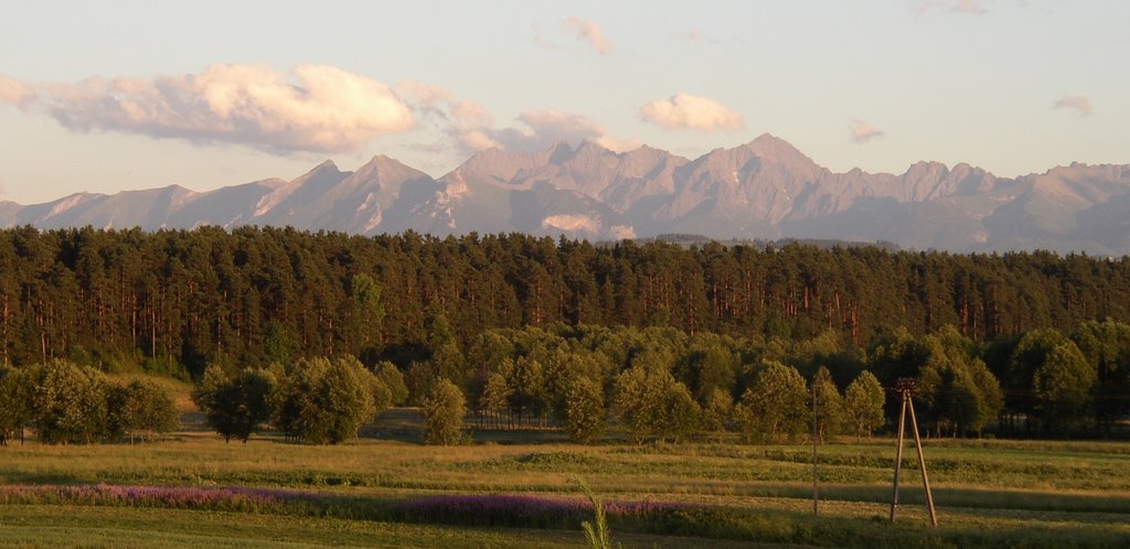 Widok z okna w Nowym Targu