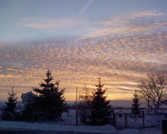 Zimowe Poranne Chmury / Winter Morning Clouds