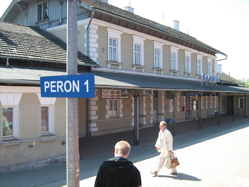 Skawina -dworzec PKP.