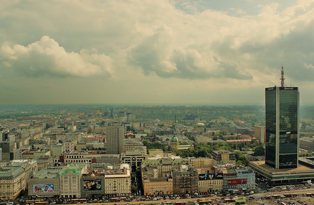Warsaw from Pałac Kultury I Nauki