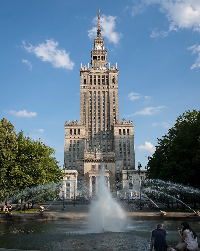 Sunny day in Warsaw