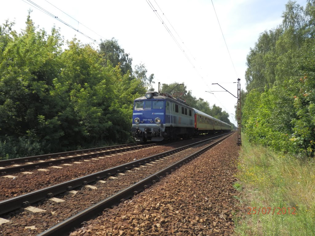 EP07 1043 Z TLK51108 Z BYDGOSZCZY DO BIAŁEGOSTOKU