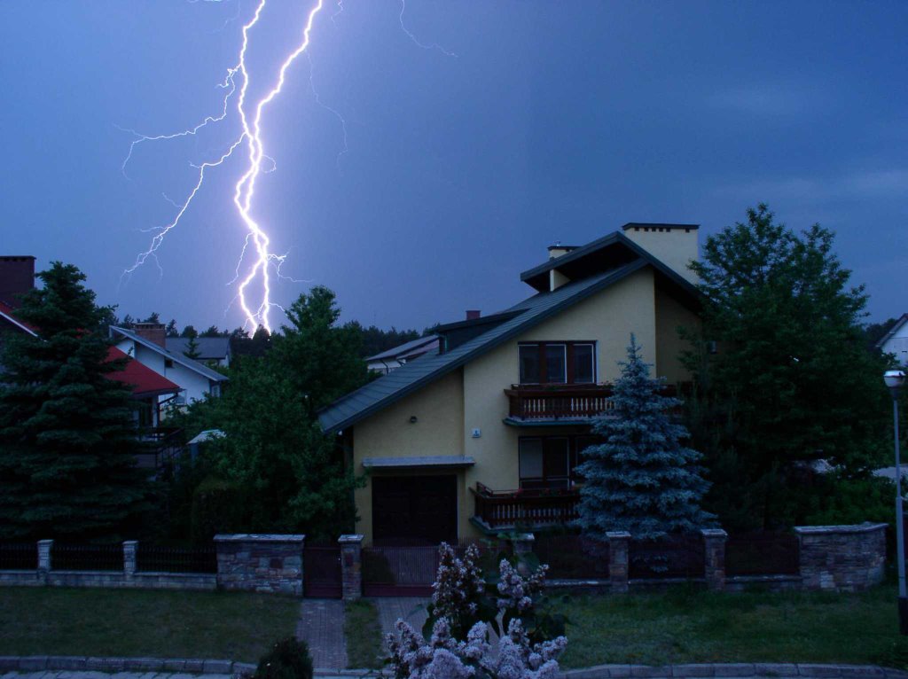 Burza nad Kozienicami- Osiedle Głowaczowska 1