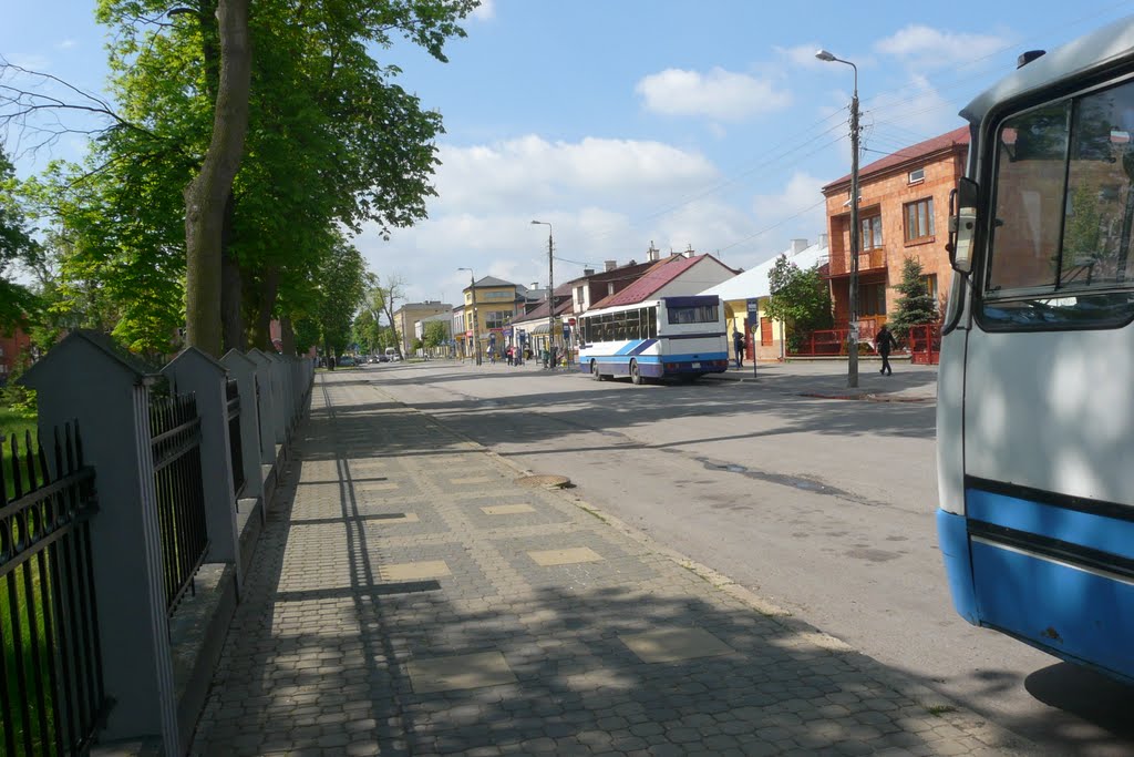 Kozienice widok na dworzec PKS