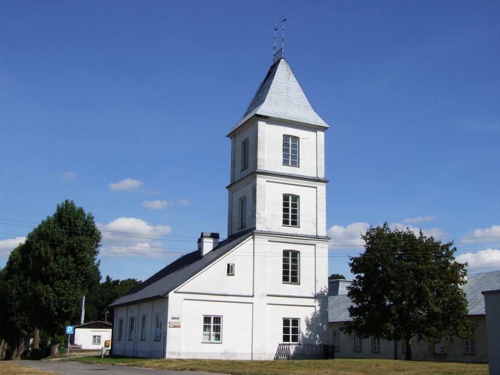 Wieża widokowa przy pałacu w Kozienicach (nie można otworzyć okien)