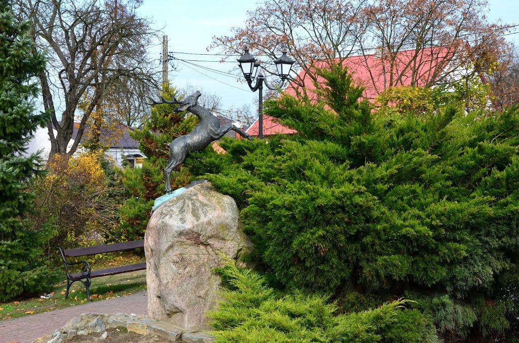 Jelonek - symbol miasta Kozienice
