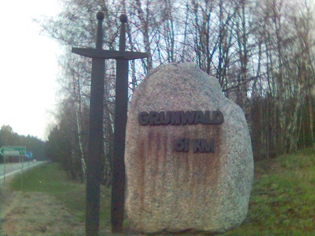 Kamień przy siódemce, Grunwald 61 km