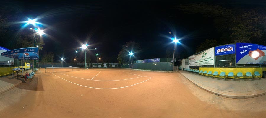 Mława, Park Miejski, Korty Tenisowe