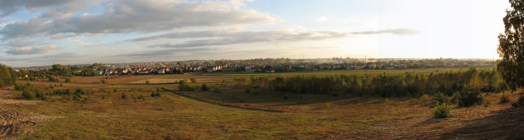 Panorama z Łysej Góry