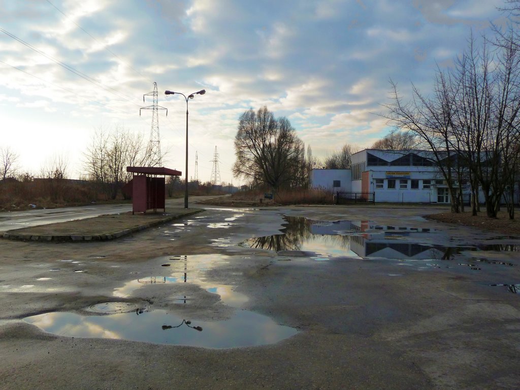 Nieczynna pętla autobusu 805
