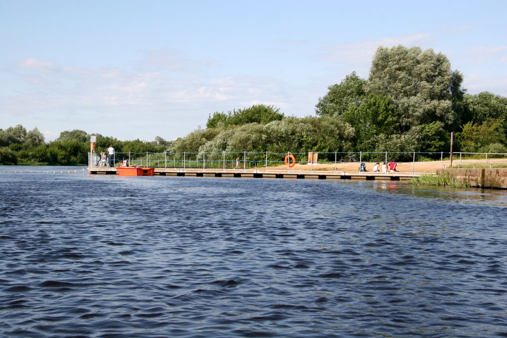 Ostrołęka, plaża miejska