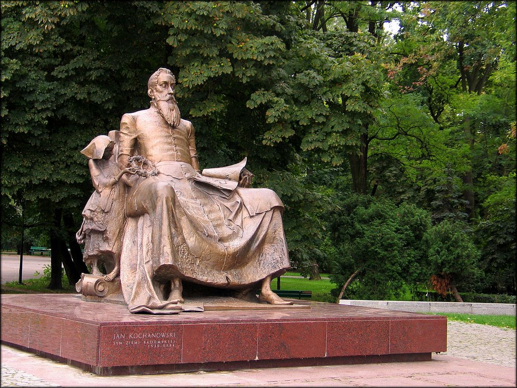 Pomnik Jana Kochanowskiego syna ziemi radomskiej