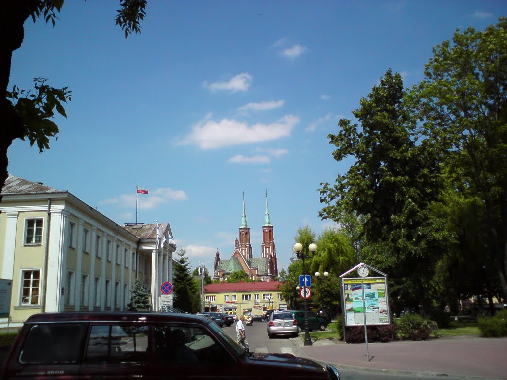 Widok na Katedrę w Siedlcach.