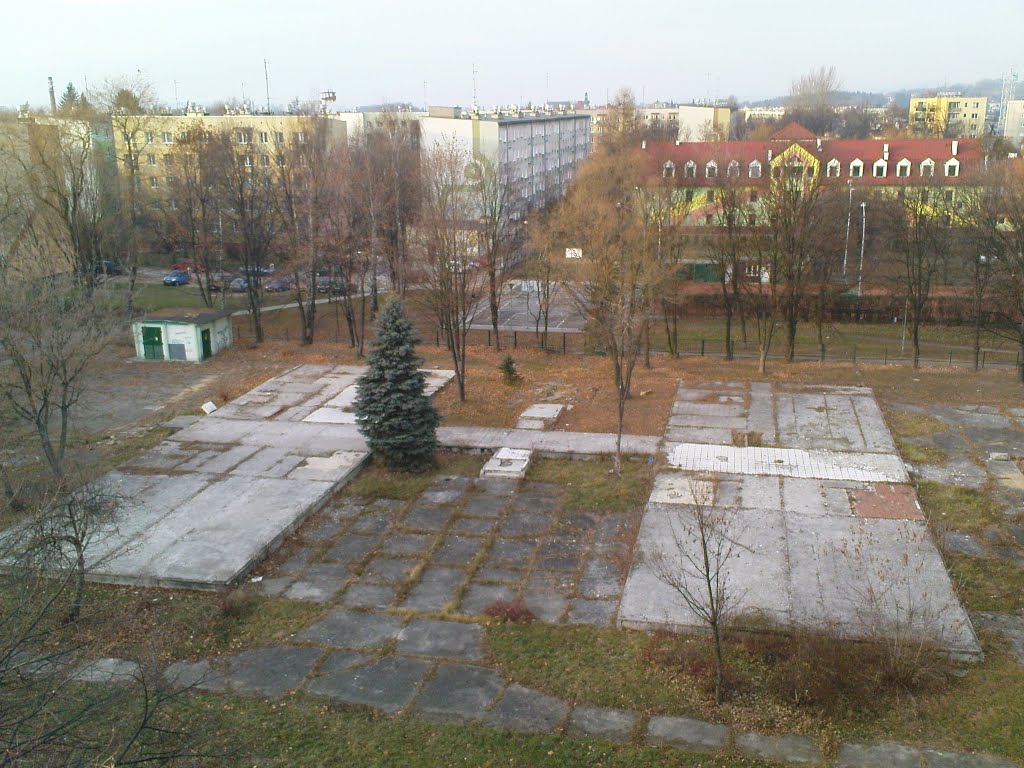 Krosno, osiedla Markiewicza, teren dawnego przedszkola