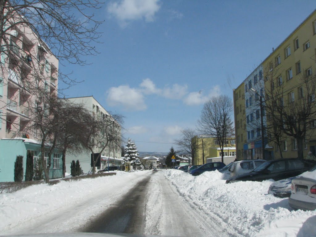 Krosno, ul.Magurów 16.03.2013