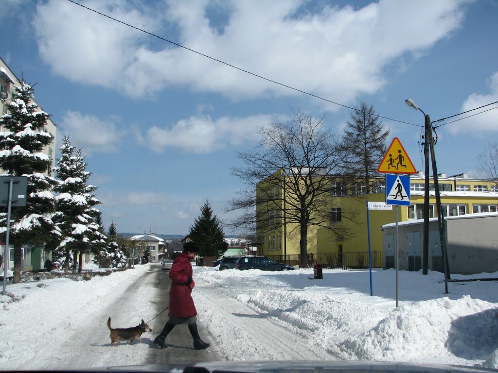 Krosno, ul.Magurów 16.03.2013