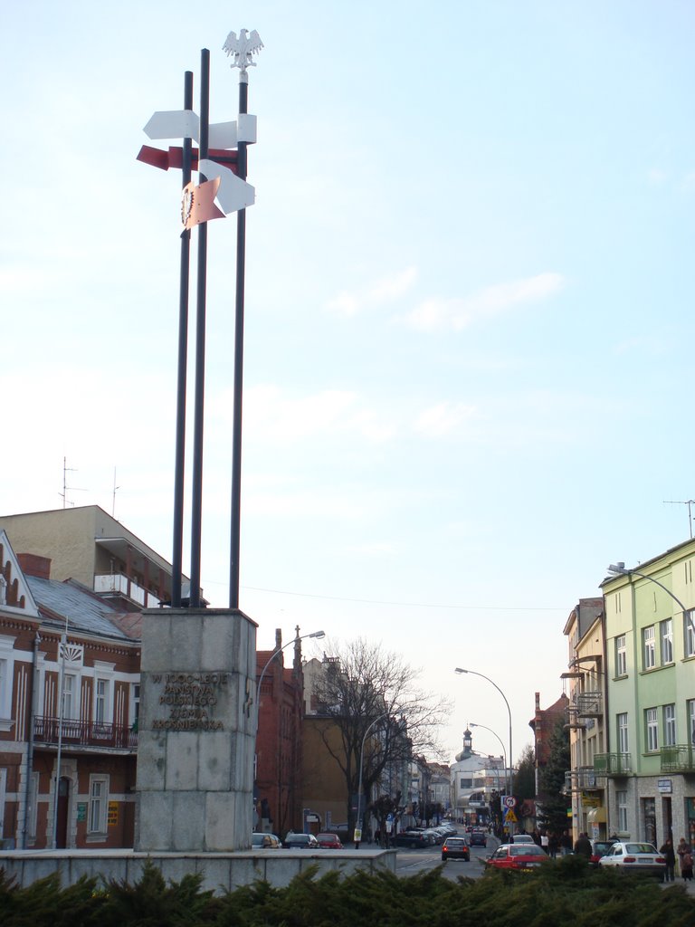Pomnik - wzdłuż Staszica