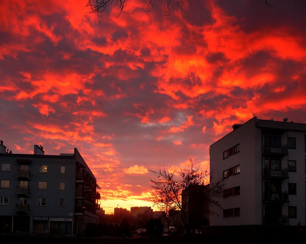 Świt nad miastem...