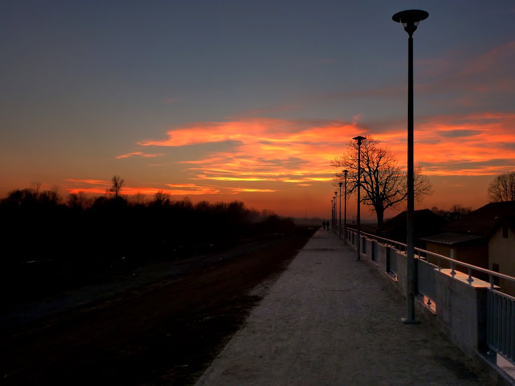 rzeka Wisłoka,promenada