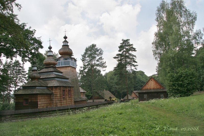 Skansen - cerkiew greckokatolicka z 1801r