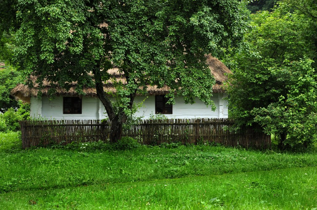 Stara chata w sanockim skansenie