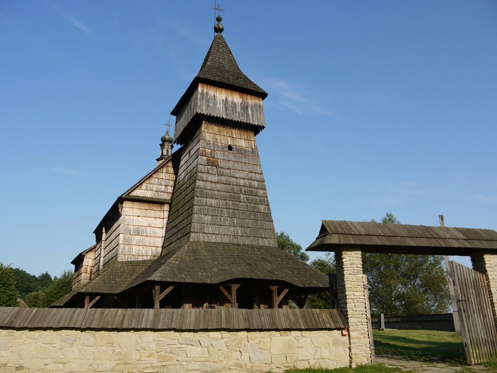 Sanok, Muzeum Budownictwa Ludowego, Kościół z Bączala Dolnego.