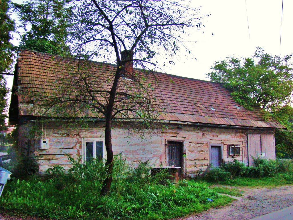 Sanok-dom na Białej Górze.Old house on the White Mountain