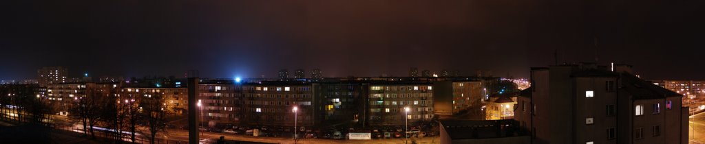 Tarnobrzeg, nocna panorama