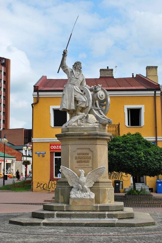 Pomnik Bartosza Głowackiego, Tarnobrzeg / Monument of Bartosz Glowacki, Tarnobrzeg, Poland