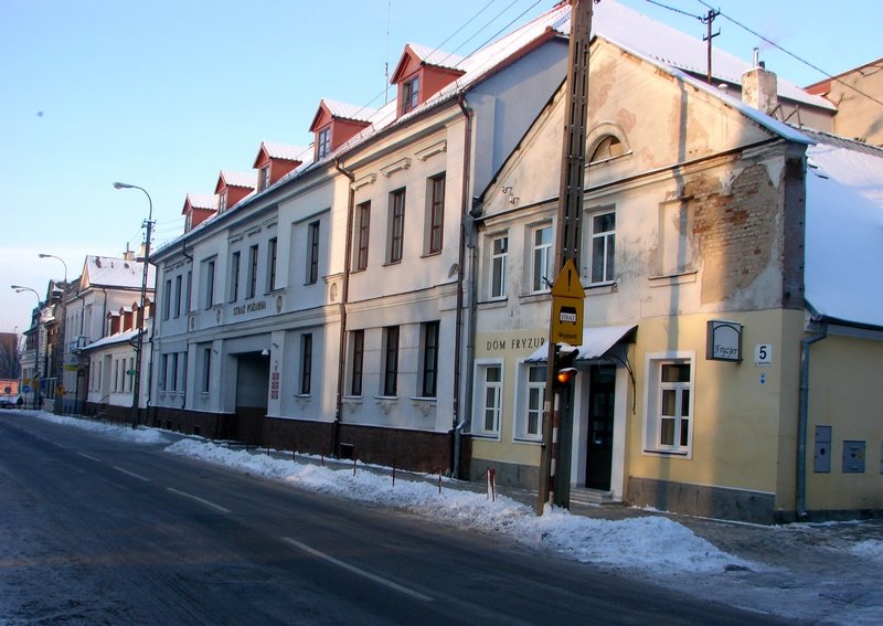 ul.Warszawska. Straz pozarna