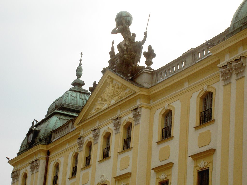 fragment fasady pałacu Branickich-Białystok