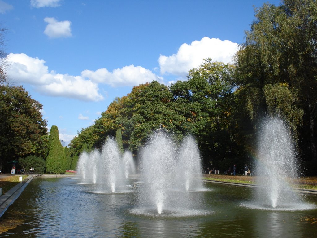 Białystok - Park z fontanną
