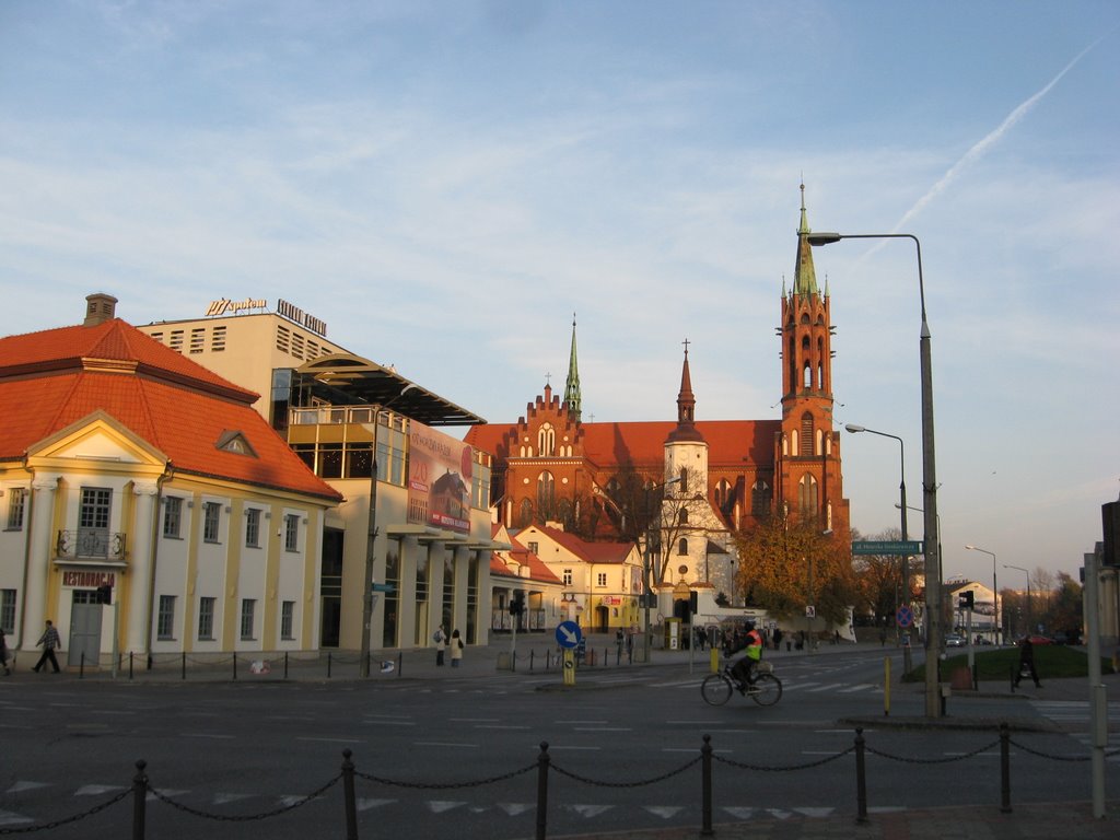na rynku w Białymstoku, Poland