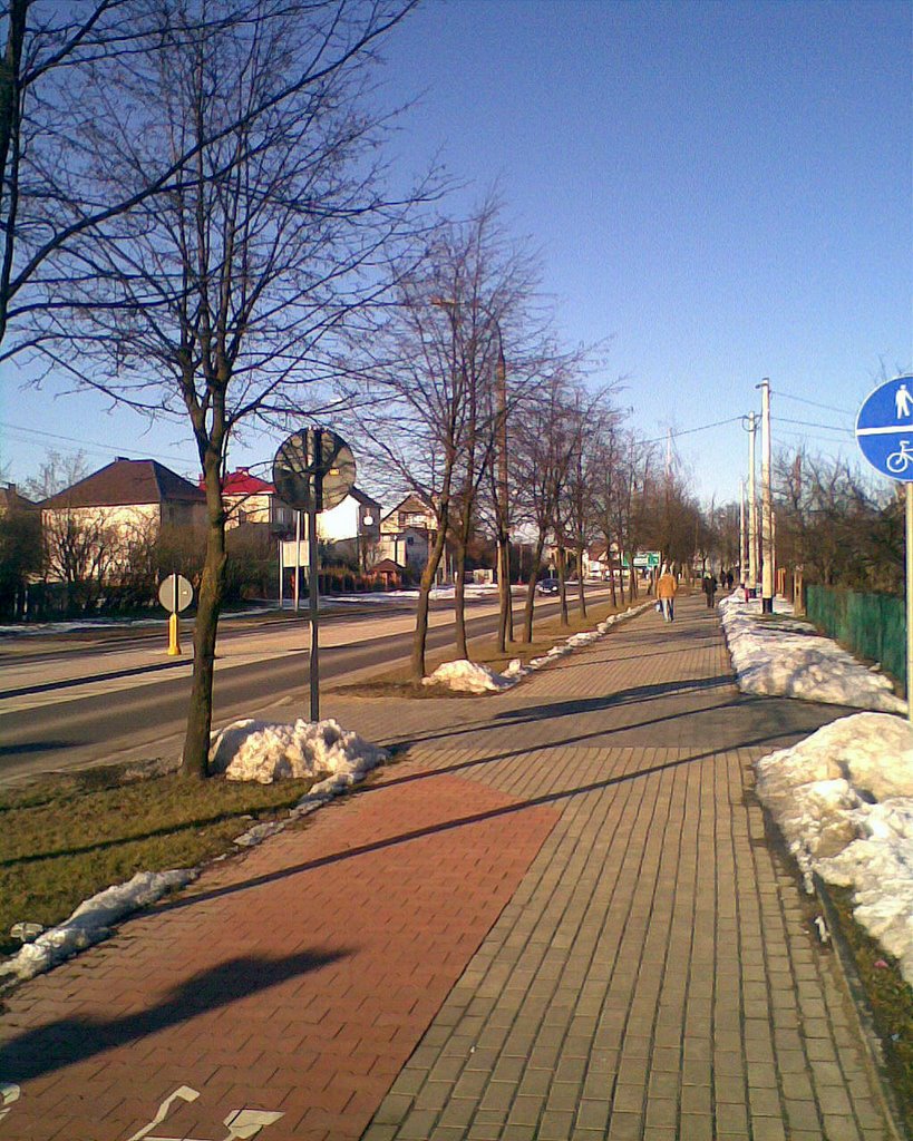 Bielsk Podlaski - ulica Piłsudskiego (Piłsuskiego street)