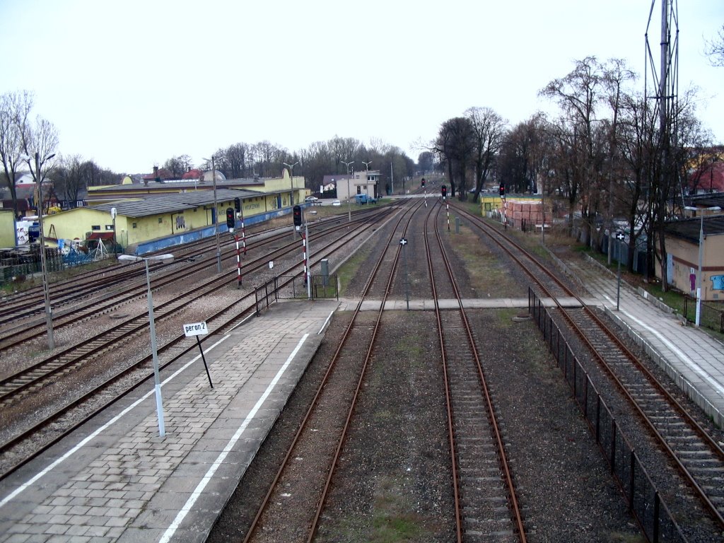 Bielsk Podlaski - stacja kolejowa kierunek Białystok (railway station - direction Bialystok)