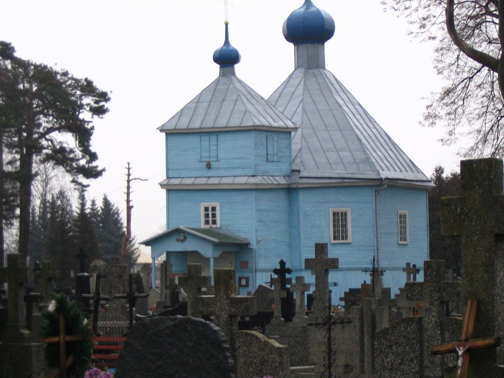 Bielsk Podlaski - cerkiewka prawosławna pw. Św. Trójcy na cmentarzu (cemetery orthodox church of Trinity)