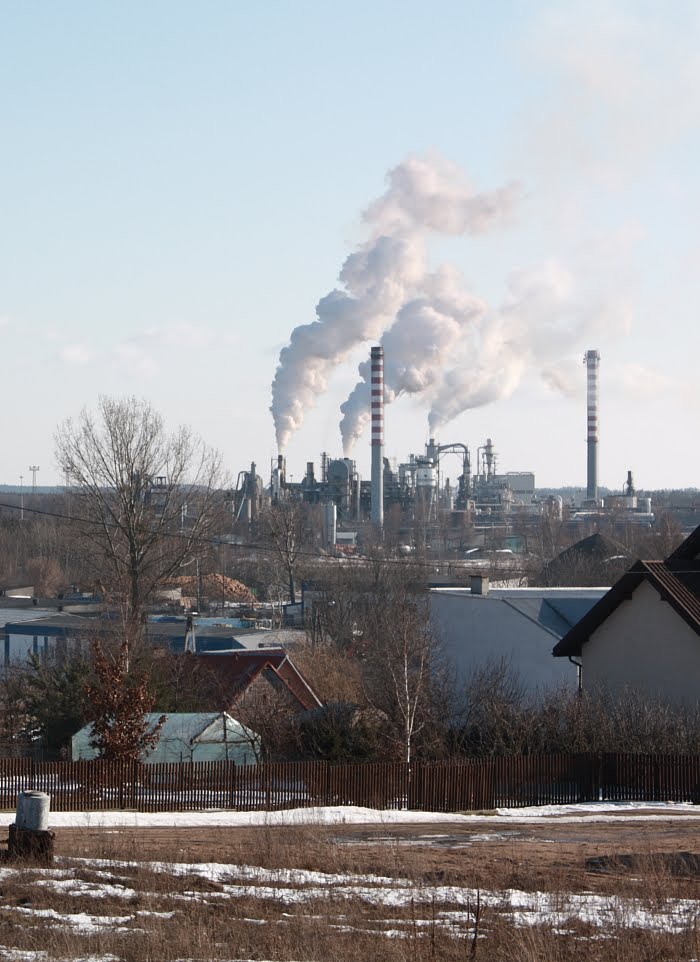 Pracujący Pfleiderer z górki przy ul. Przemysłowej